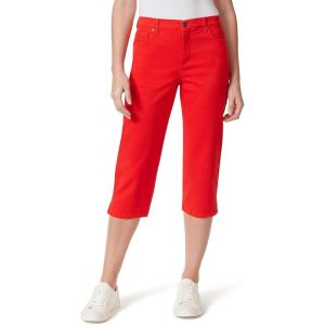 imageGloria Vanderbilt Womens Amanda Capri Jean RegularRed Spark  Rivetsds