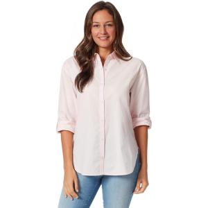 imageGloria Vanderbilt Womens Amanda Oversized Button Down Shirt with Rolltab SleevesPink Parasol