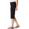 imageGloria Vanderbilt Womens Kaia Side Button Skimmer ShortBlack