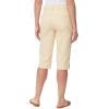 imageGloria Vanderbilt Womens Kala Midrise Skimmer ShortAlmond Cream  Button Hem