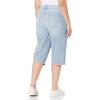 imageGloria Vanderbilt Womens Kala Midrise Skimmer ShortSaltmarsh  Button Hem