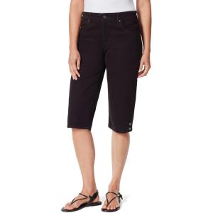 imageGloria Vanderbilt Womens Kaia Side Button Skimmer ShortBlack