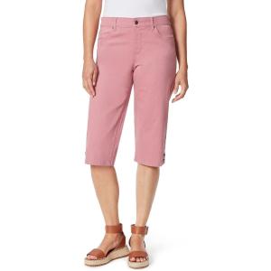 imageGloria Vanderbilt Womens Kaia Side Button Skimmer ShortCamelia