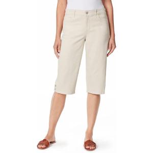 imageGloria Vanderbilt Womens Kaia Side Button Skimmer ShortStonewood