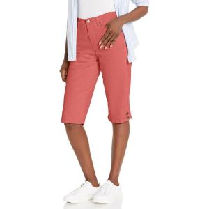 imageGloria Vanderbilt Womens Kala Midrise Skimmer ShortPersimmon  Button Hemds
