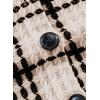 imageAstylish Women 2024 Fashion Long Sleeve Shacket Jacket Button Down Plaid Shirts with PocketsStraw Yellow