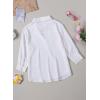 imageAstylish Womens Loose Solid Color Shirts V Neck Blouses 34 Roll Sleeve Tunic Tops White Large