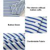 imageAstylish Womens Casual Blouses Button Down Business Work Tops Long Sleeve V Neck Striped Shirts 2025 Fall OutfitsNavy Blue