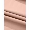 imageAstylish Ladies Sophisticated Top Relaxed High Collar Plain Shirt for AutumnLight Pink