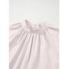 imageAstylish Ladies Sophisticated Top Relaxed High Collar Plain Shirt for AutumnWhite