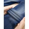 imageAstylish Womens High Waisted Jeans Stretchy Flared Straight Leg Loose Trendy Raw Hem Denim PantsSail Blue