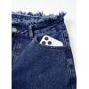 imageAstylish Womens High Waisted Loose Fit Ripped Denim Jeans Casual Wide Leg PantsAshleigh Blue