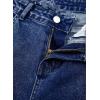 imageAstylish Womens High Waisted Loose Fit Ripped Denim Jeans Casual Wide Leg PantsAshleigh Blue