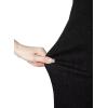 imageAstylish Womens High Waisted Loose Fit Ripped Denim Jeans Casual Wide Leg PantsBlack