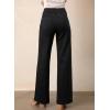 imageAstylish Womens HighWaist Wide Leg Jeans Fashion Fall Outfit 2025 Denim Stretch Casual PantsBlack