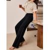 imageAstylish Womens HighWaist Wide Leg Jeans Fashion Fall Outfit 2025 Denim Stretch Casual PantsBlack