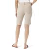 imageGloria Vanderbilt Womens Shape Effect Pull on Bermuda High Rise Short StandardDusty Sand