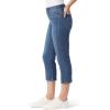 imageGloria Vanderbilt Womens Shape Effect Pull on High Rise Straight Leg Capri StandardCastle Point