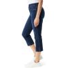 imageGloria Vanderbilt Womens Shape Effect Pull on High Rise Straight Leg Capri StandardHewlett Whiskers