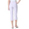 imageGloria Vanderbilt Womens Shape Effect Pull on High Rise Straight Leg Capri StandardLilac Dream