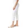 imageGloria Vanderbilt Womens Shape Effect Pull on High Rise Straight Leg Capri StandardVintage White