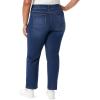 imageGloria Vanderbilt Womens Shape Effect Pull on High Rise Straight Leg Jean PlusAsheboro Whiskers