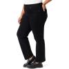 imageGloria Vanderbilt Womens Shape Effect Pull on High Rise Straight Leg Jean PlusBlack Rinse