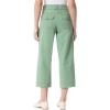 imageGloria Vanderbilt Womens Shape Effect Pull on High Rise Wide Leg Crop StandardPistachio  4 Pockets