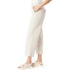 imageGloria Vanderbilt Womens Shape Effect Pull on High Rise Wide Leg Crop StandardStonewood  4 Pockets