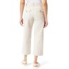imageGloria Vanderbilt Womens Shape Effect Pull on High Rise Wide Leg Crop StandardStonewood  4 Pockets