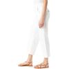 imageGloria Vanderbilt Womens Shape Effect Pull on High Rise Wide Leg Crop StandardVintage White  4 Pockets