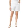 imageGloria Vanderbilt Womens Shape Effect Comfort Waist Pull on Short StandardVintage White
