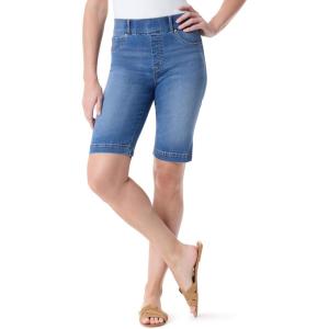 imageGloria Vanderbilt Womens Shape Effect Pull on Bermuda High Rise Short StandardAndorra Whiskers