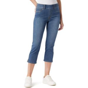 imageGloria Vanderbilt Womens Shape Effect Pull on High Rise Straight Leg Capri StandardCastle Point