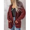 imageAstylish Womens Open Front Fleece Lined Knit Sweater Cardigan Winter Outwear Coat