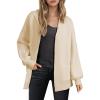 imageAstylish Womens Oversized Cardigan Sweater Open Front Hoodie Long Sleeve Fall Outfits 2025 Casual Outerwear with PocketsApricot