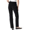 imageGloria Vanderbilt Womens Amanda Corduroy Slim High Rise Pant StandardBlack