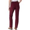 imageGloria Vanderbilt Womens Amanda Corduroy Slim High Rise Pant StandardBurgundy Elixir