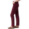 imageGloria Vanderbilt Womens Amanda Corduroy Slim High Rise Pant StandardBurgundy Elixir