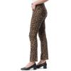 imageGloria Vanderbilt Womens Tummy Sculpt Front Zip Straight Leg Jean StandardHazelnut Paintsplash Leopard2