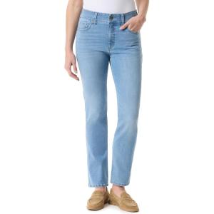 imageGloria Vanderbilt Womens Tummy Sculpt Front Zip Straight Leg Jean StandardAutry Whiskers