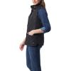 imageGloria Vanderbilt Womens Casual Quilted Vest with Front Zipper and Snaps StandardBlack