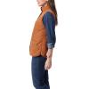 imageGloria Vanderbilt Womens Casual Quilted Vest with Front Zipper and Snaps StandardMaple Syrup