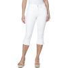 imageGloria Vanderbilt Womens Comfort Curvy Skinny Jean Capri LengthVintage White