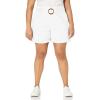 imageGloria Vanderbilt Womens Trapunto Self Belt Vacation Short StandardVintage White