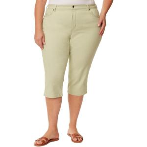 imageGloria Vanderbilt Womens Amanda Capri JeanMatcha Latte
