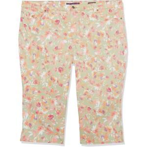 imageGloria Vanderbilt Womens Amanda Capri JeanMatcha Latte Bahia Flora