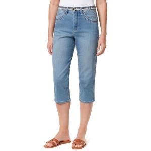 imageGloria Vanderbilt Womens High Rise Belted Capri StandardArroyo