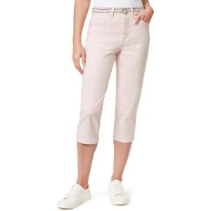 imageGloria Vanderbilt Womens High Rise Belted Capri StandardRosy Pink