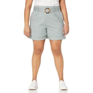 imageGloria Vanderbilt Womens Trapunto Self Belt Vacation Short StandardEucalyptus